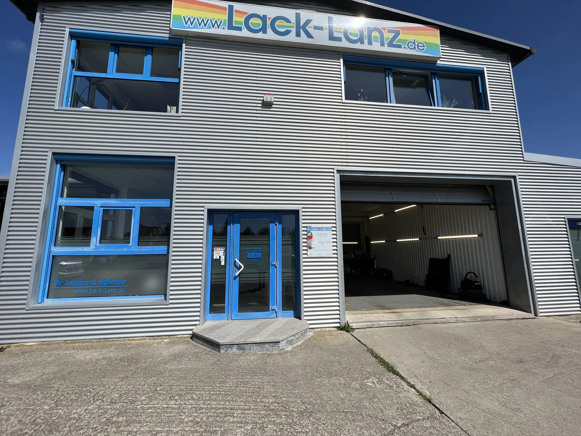 Außenansicht des Lack-Lanz-Standorts Erfurt-Frienstedt